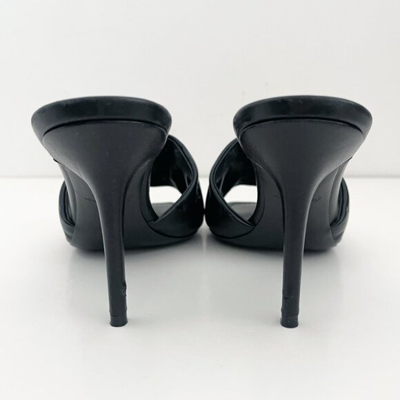 Louis Vuitton Revival Mule Monogram Yellow Heel Padded Heels Sandals - Picture 4 of 16